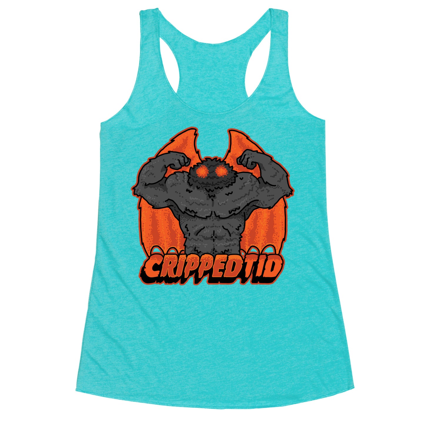 C-RIPPED-tid (Ripped Cryptid) Racerback Tank