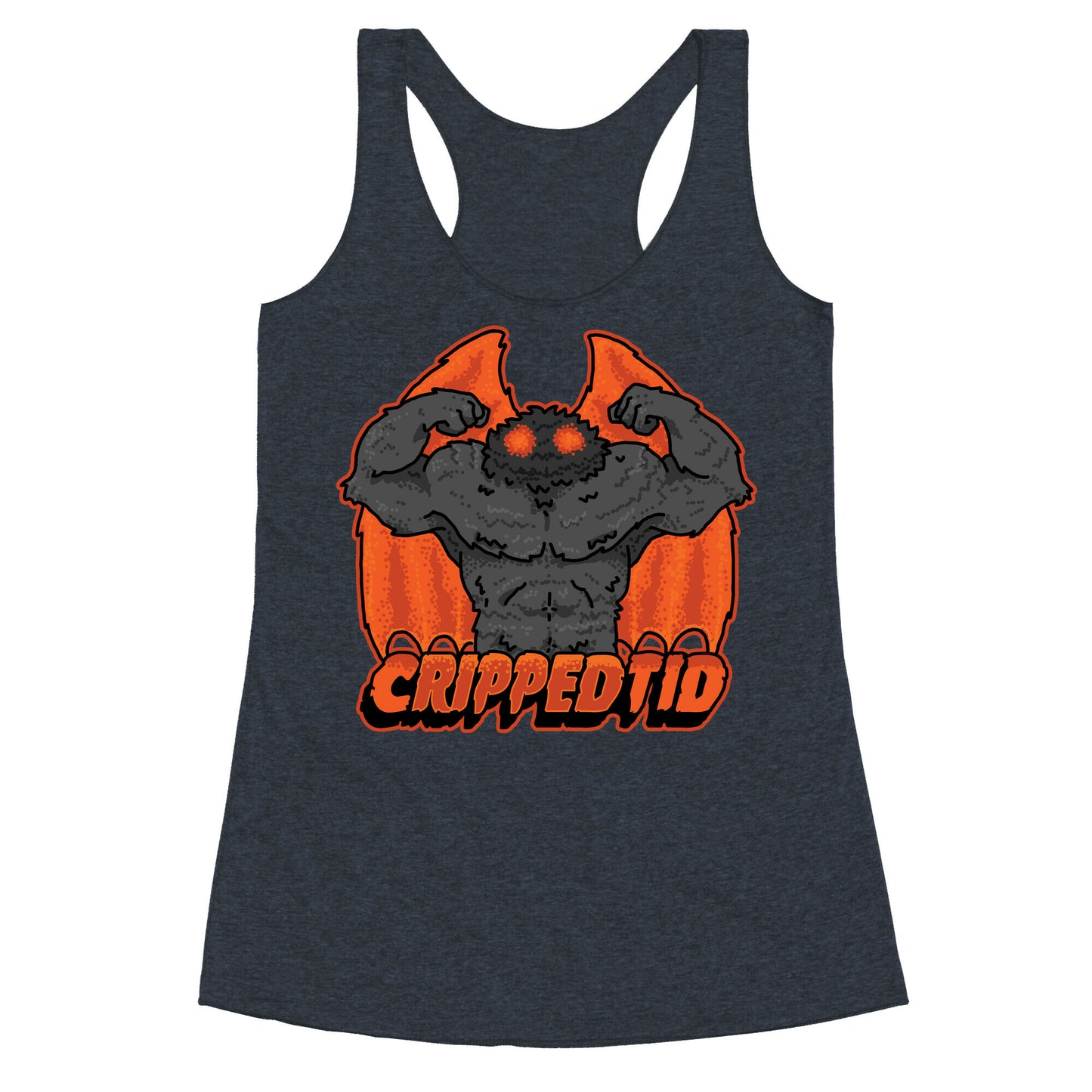 C-RIPPED-tid (Ripped Cryptid) Racerback Tank