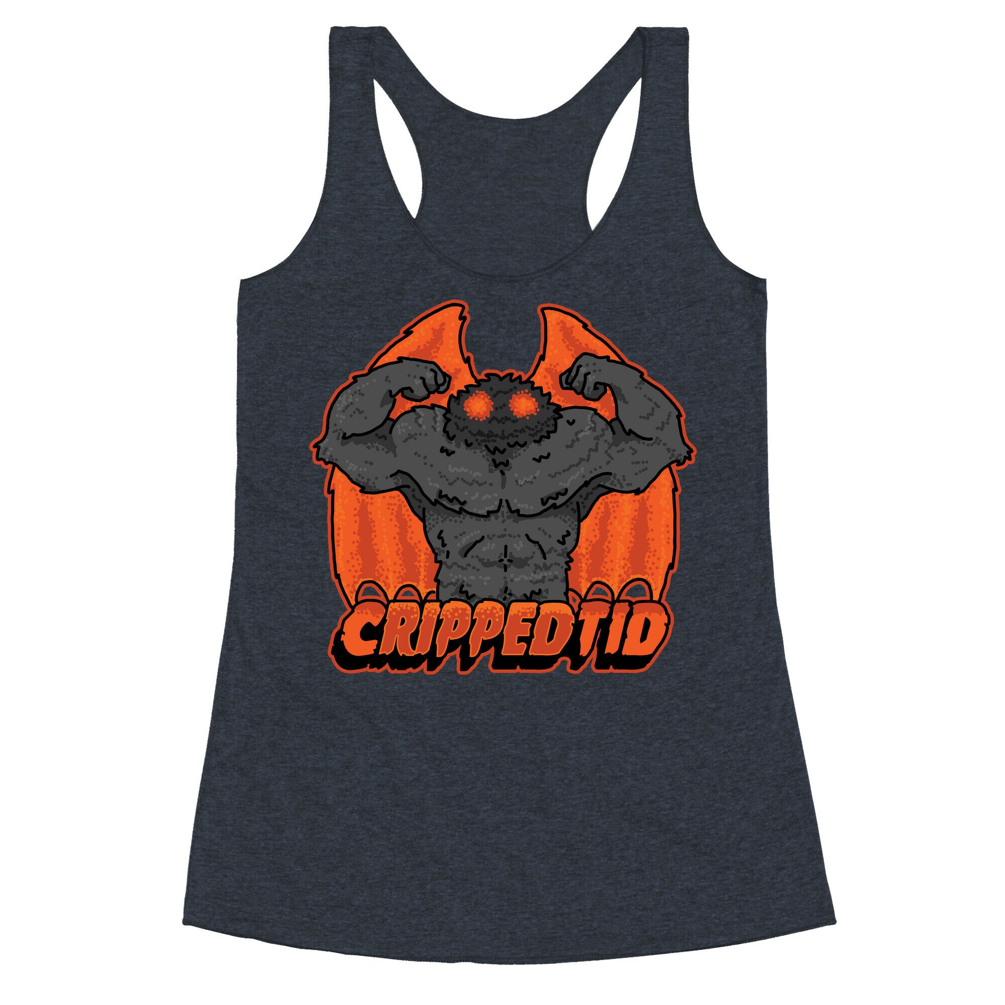 C-RIPPED-tid (Ripped Cryptid) Racerback Tank