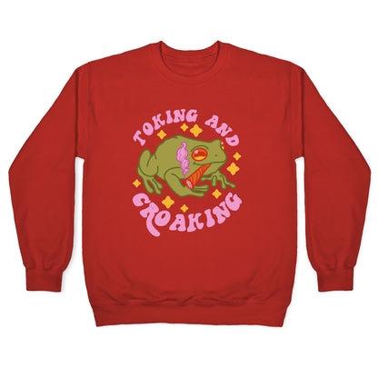 Toking And Croaking Crewneck Sweatshirt