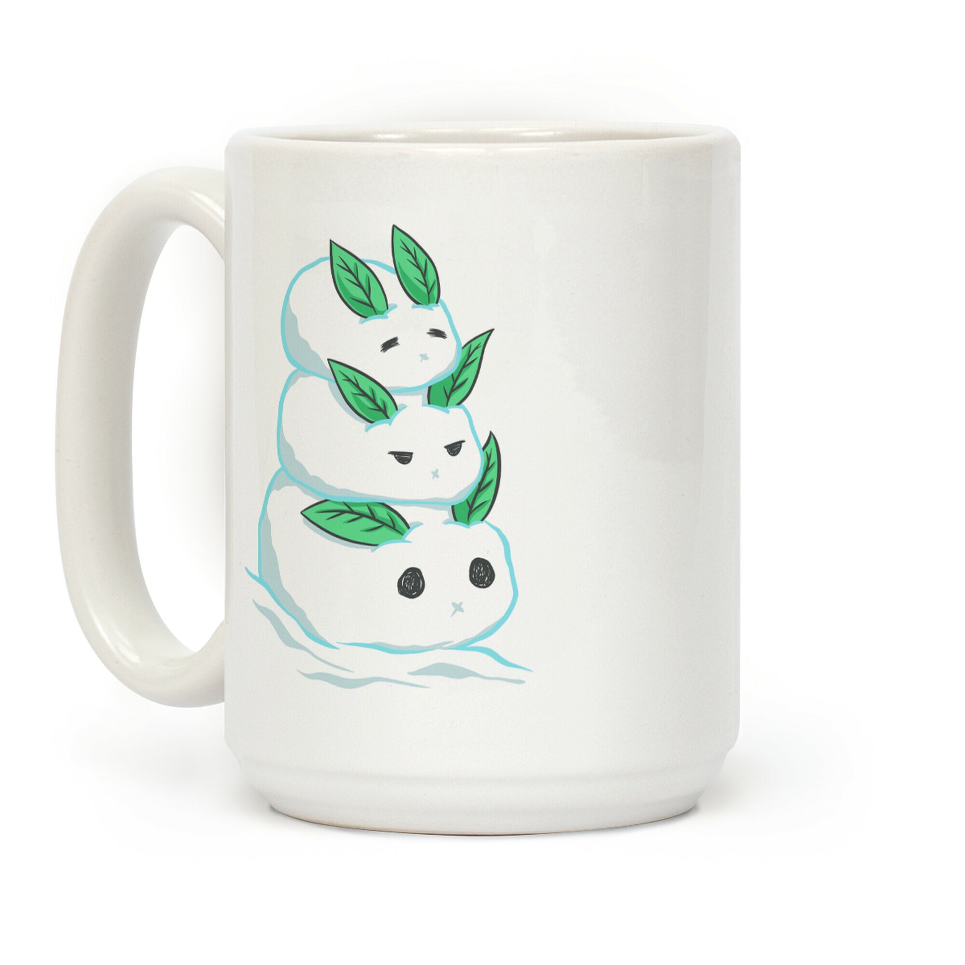 Stacked Snow Bunnies Coffee Mug