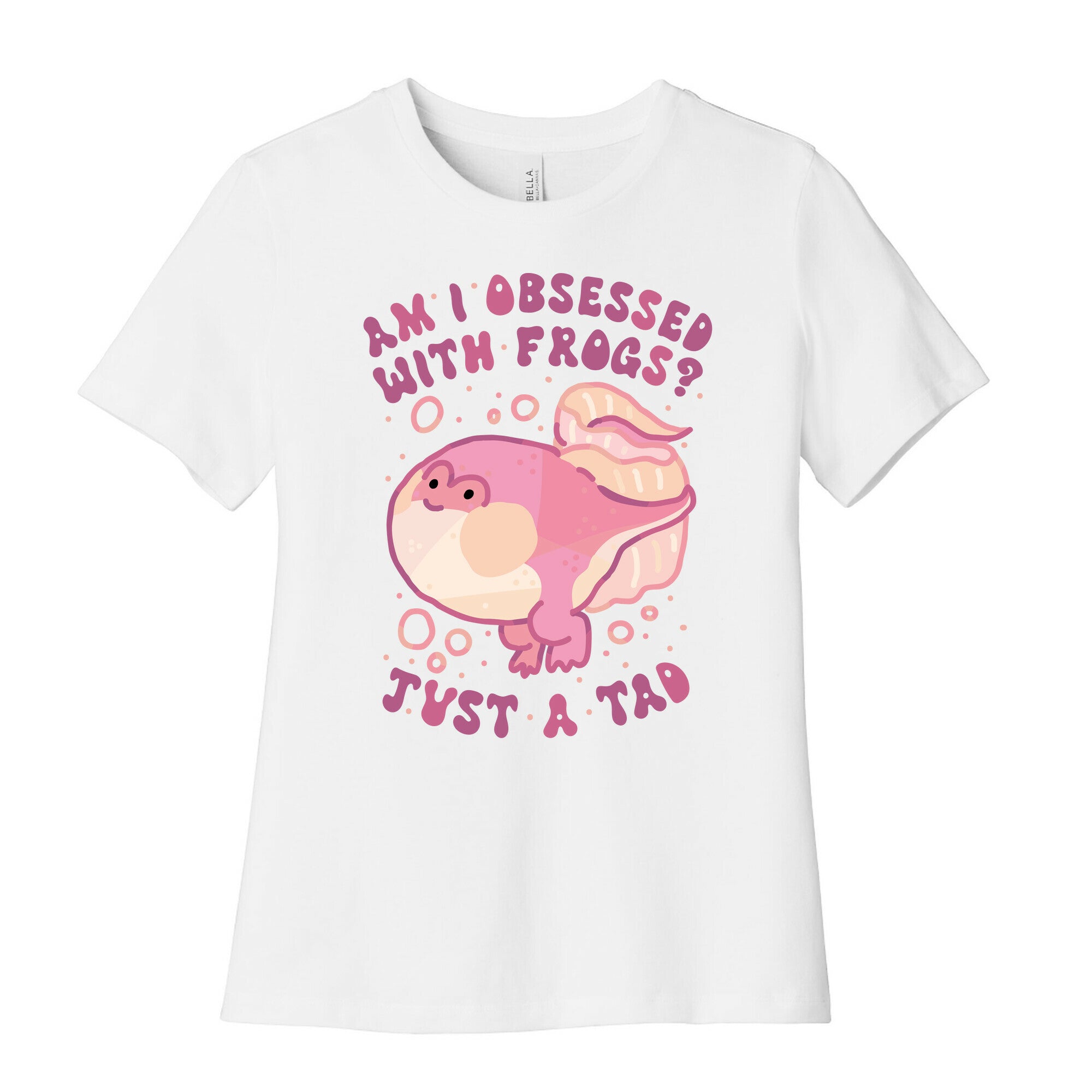 Am I Obsessed with Frogs? Just a Tad Women's Cotton Tee