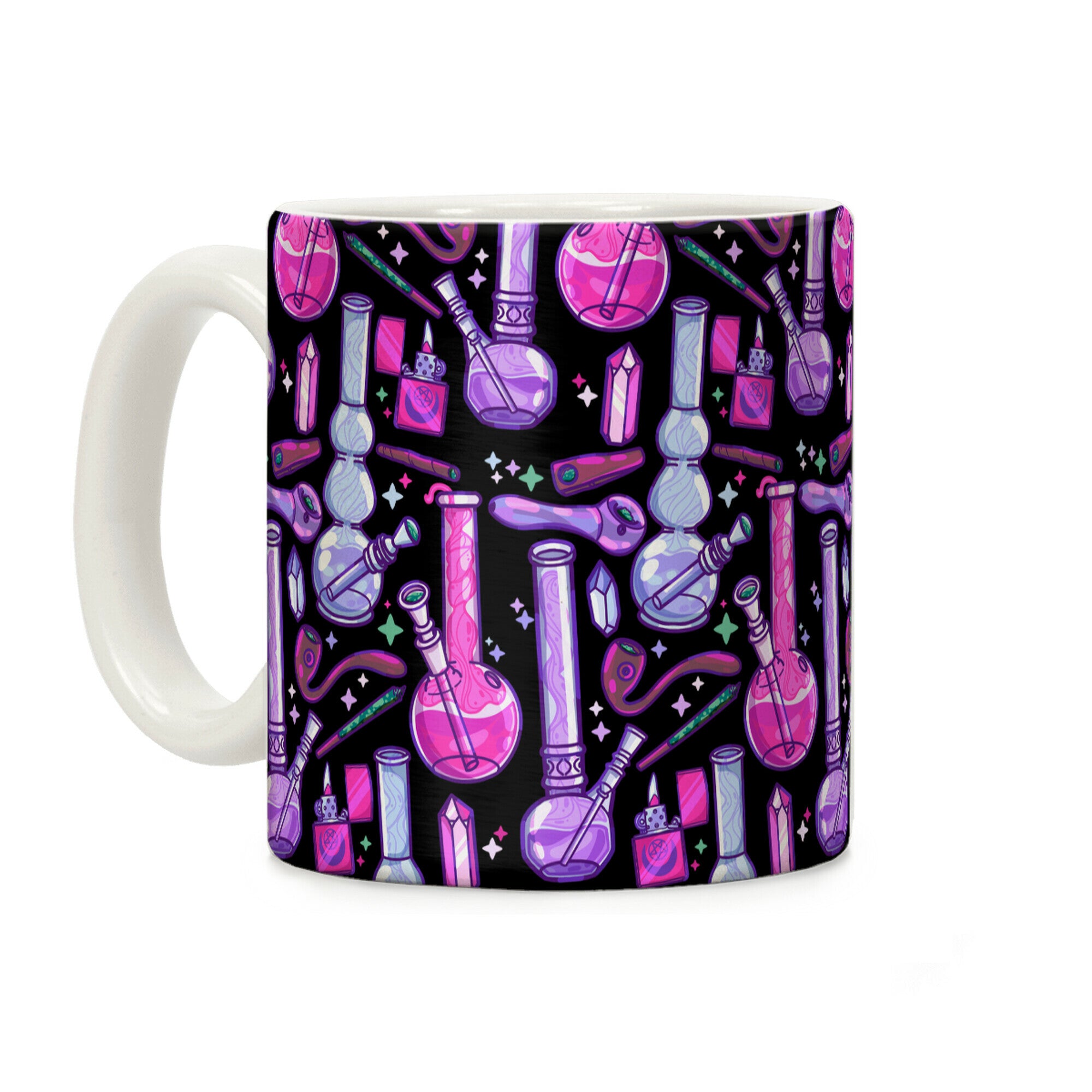 Weed Witch Essentials Pattern Coffee Mug