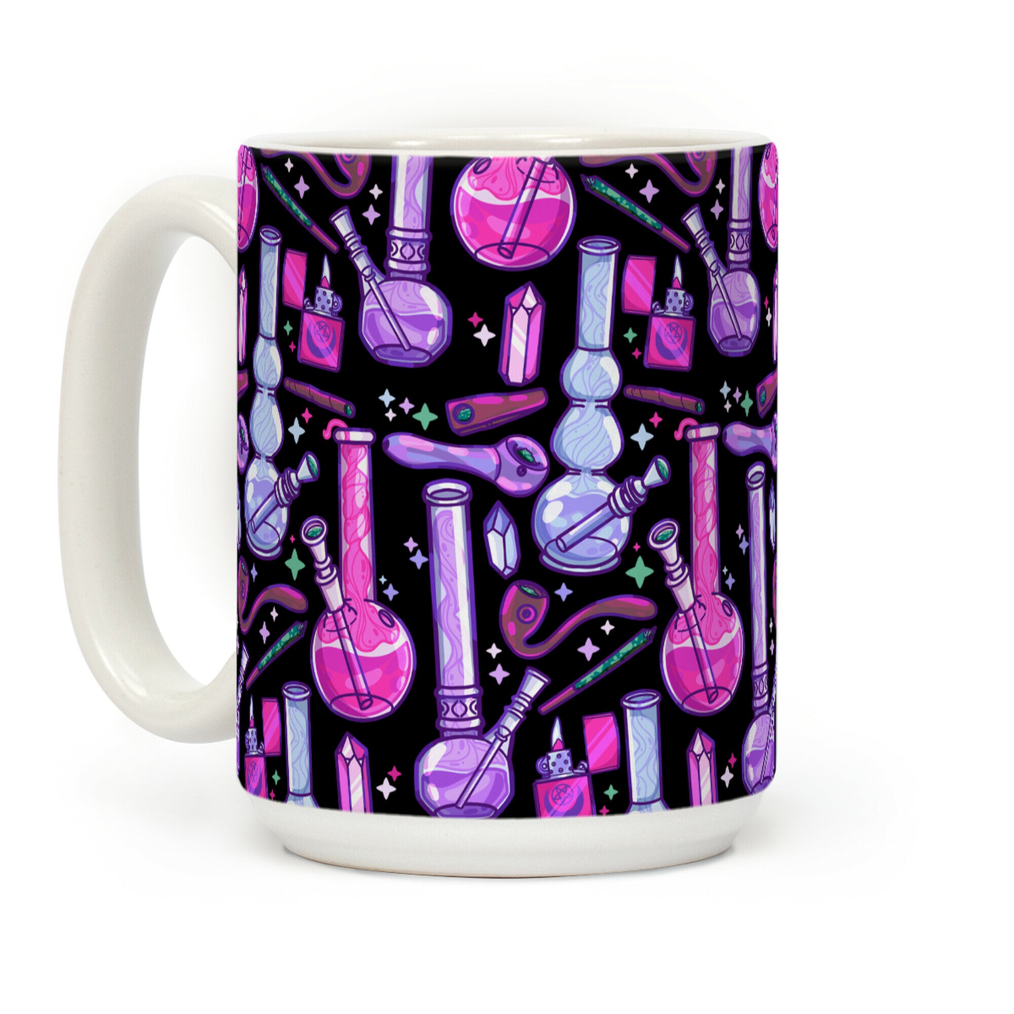 Weed Witch Essentials Pattern Coffee Mug