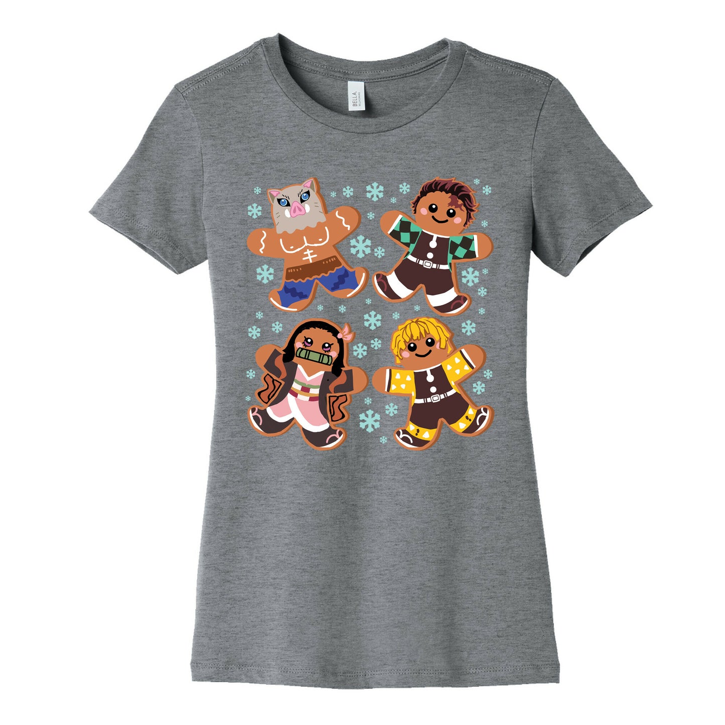 Demon Slayer Gingerbread Cookies Women's Cotton Tee