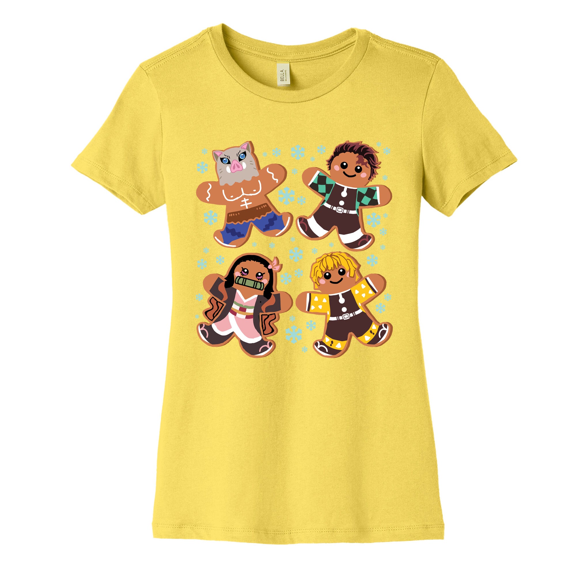Demon Slayer Gingerbread Cookies Women's Cotton Tee