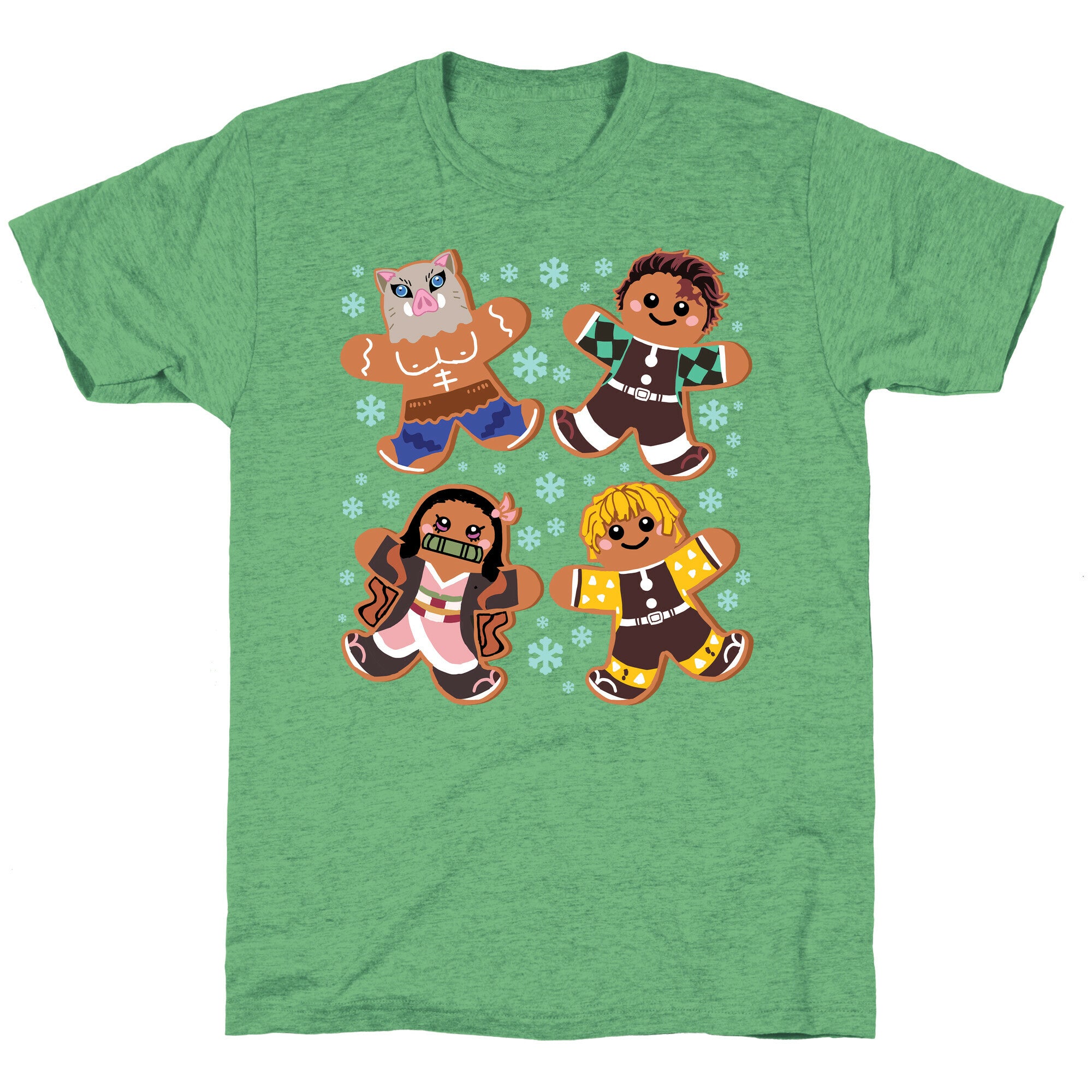 Demon Slayer Gingerbread Cookies Unisex Triblend Tee