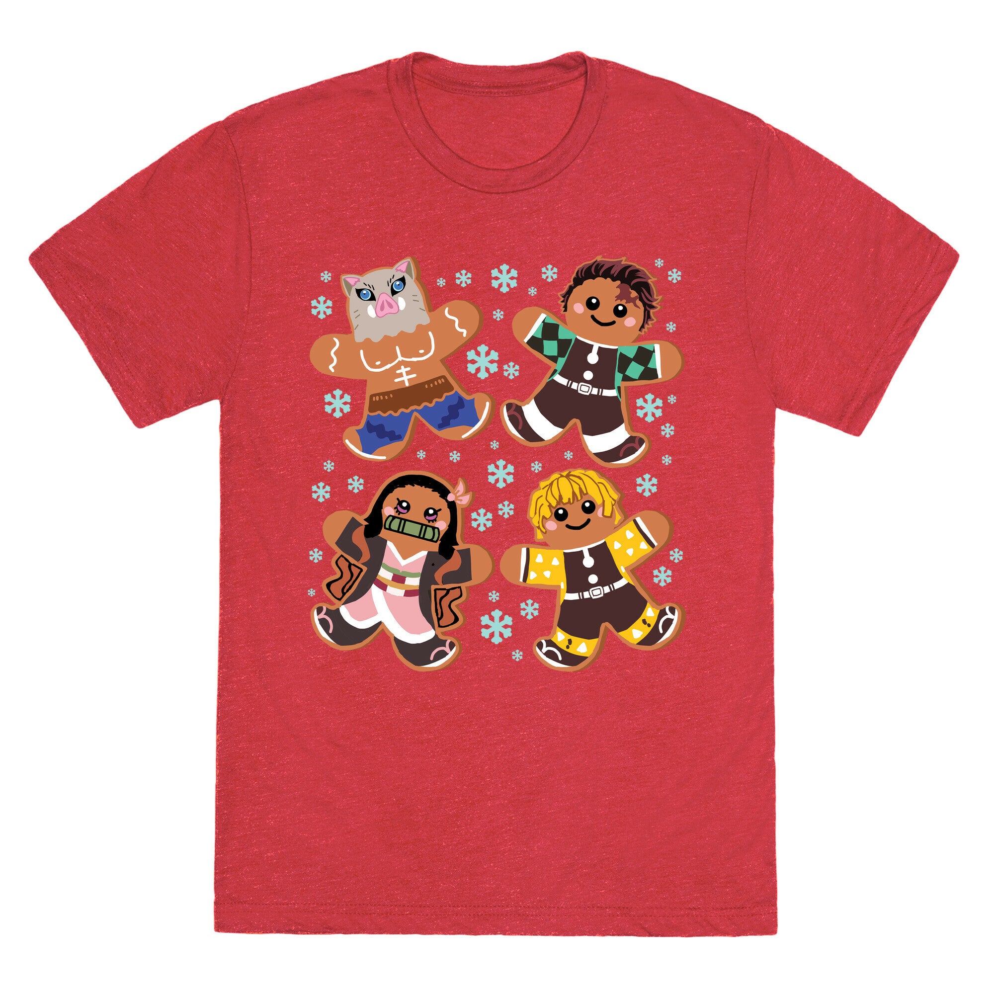 Demon Slayer Gingerbread Cookies Unisex Triblend Tee