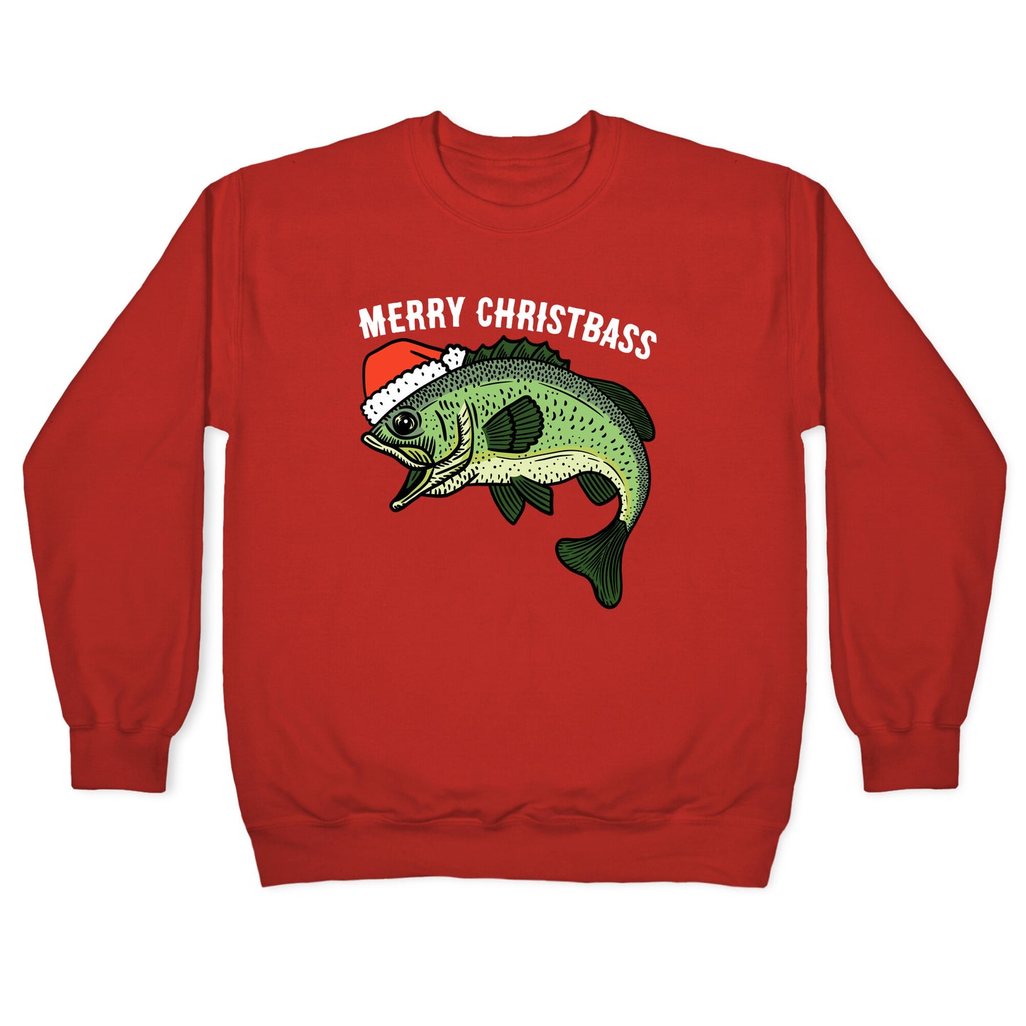 Merry Christbass - Christmas Bass Crewneck Sweatshirt