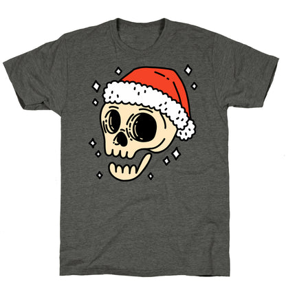 Santa Skull Unisex Triblend Tee