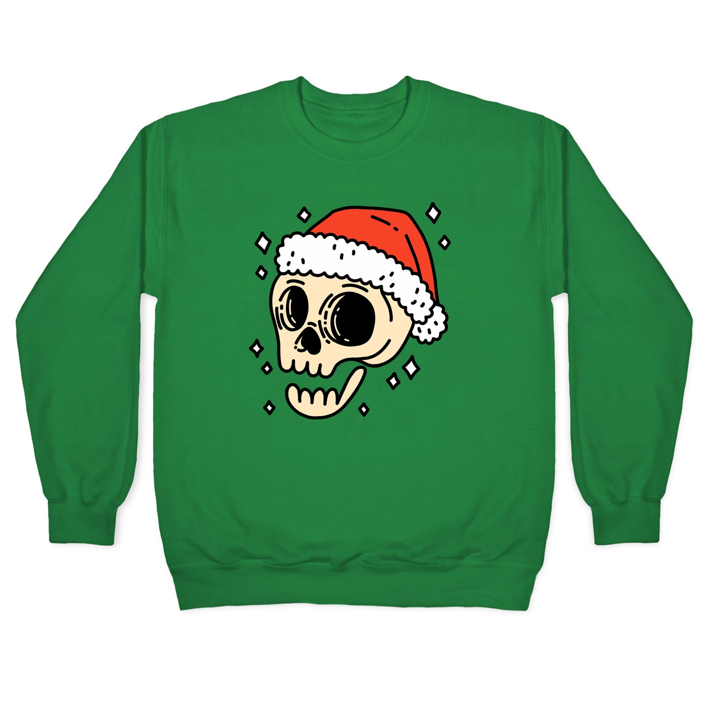 Santa Skull Crewneck Sweatshirt