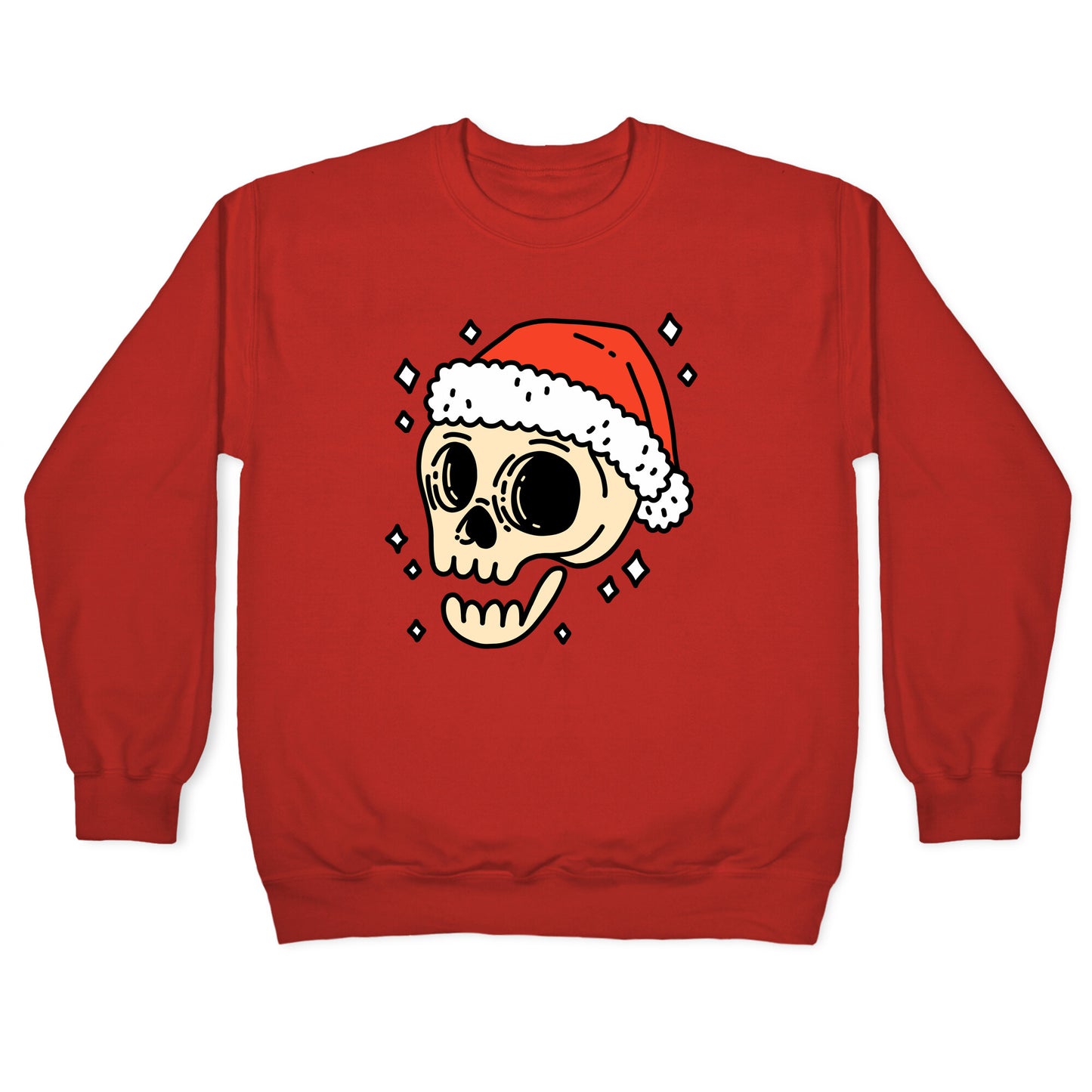 Santa Skull Crewneck Sweatshirt