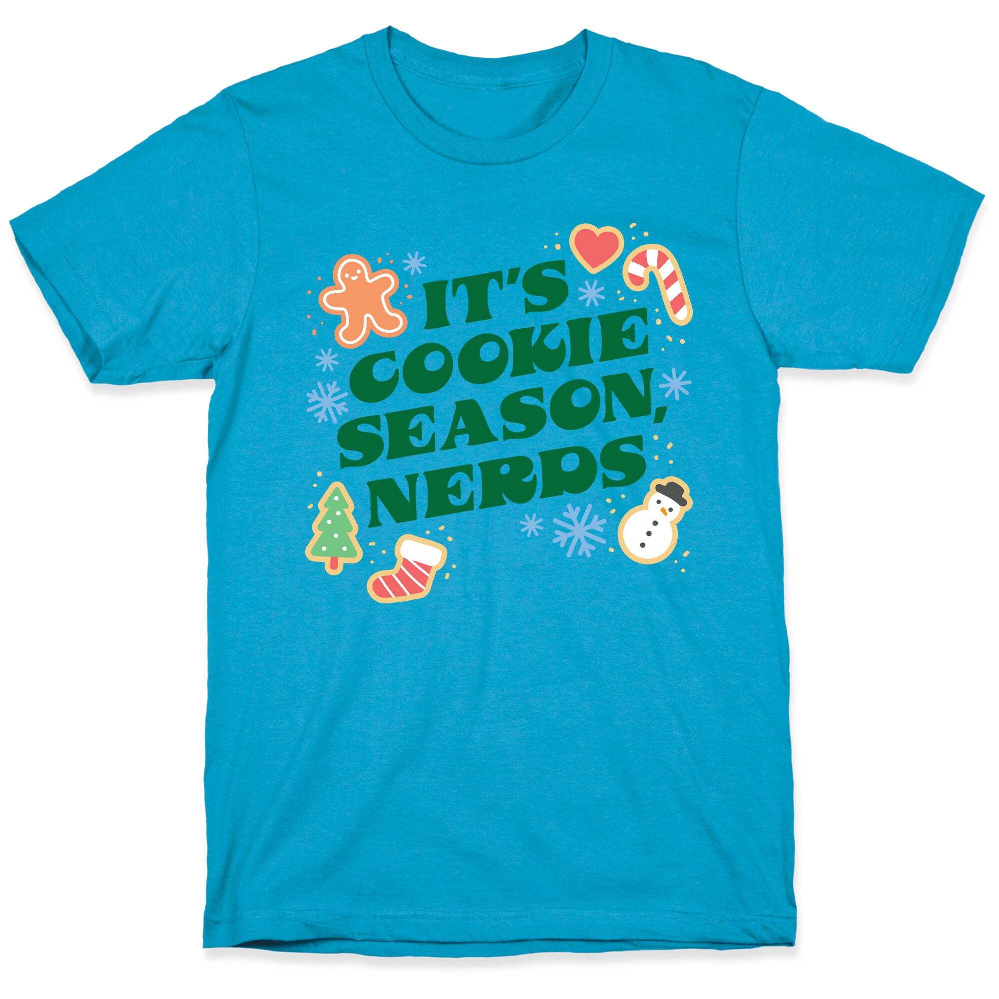 It's Cookie Season, Nerds Christmas Unisex Triblend Tee