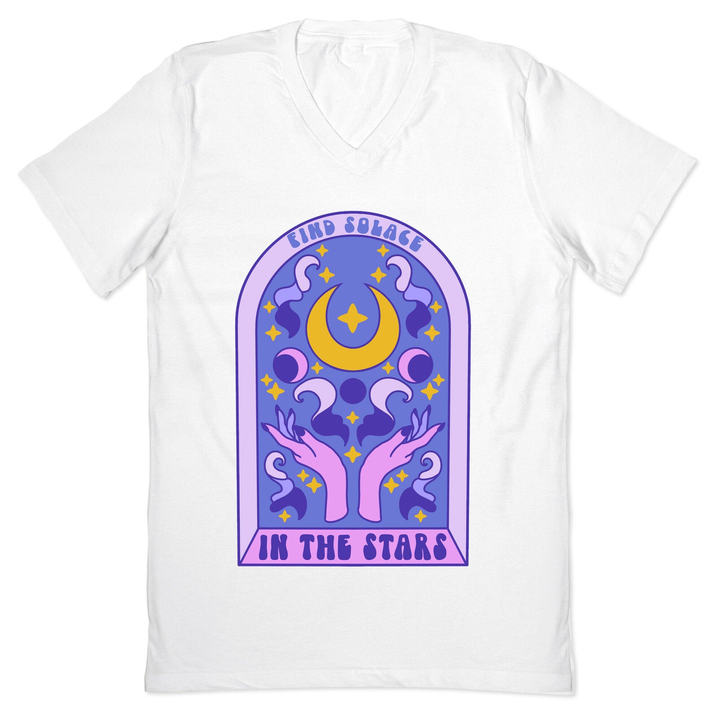 Find Solace In The Stars V-Neck