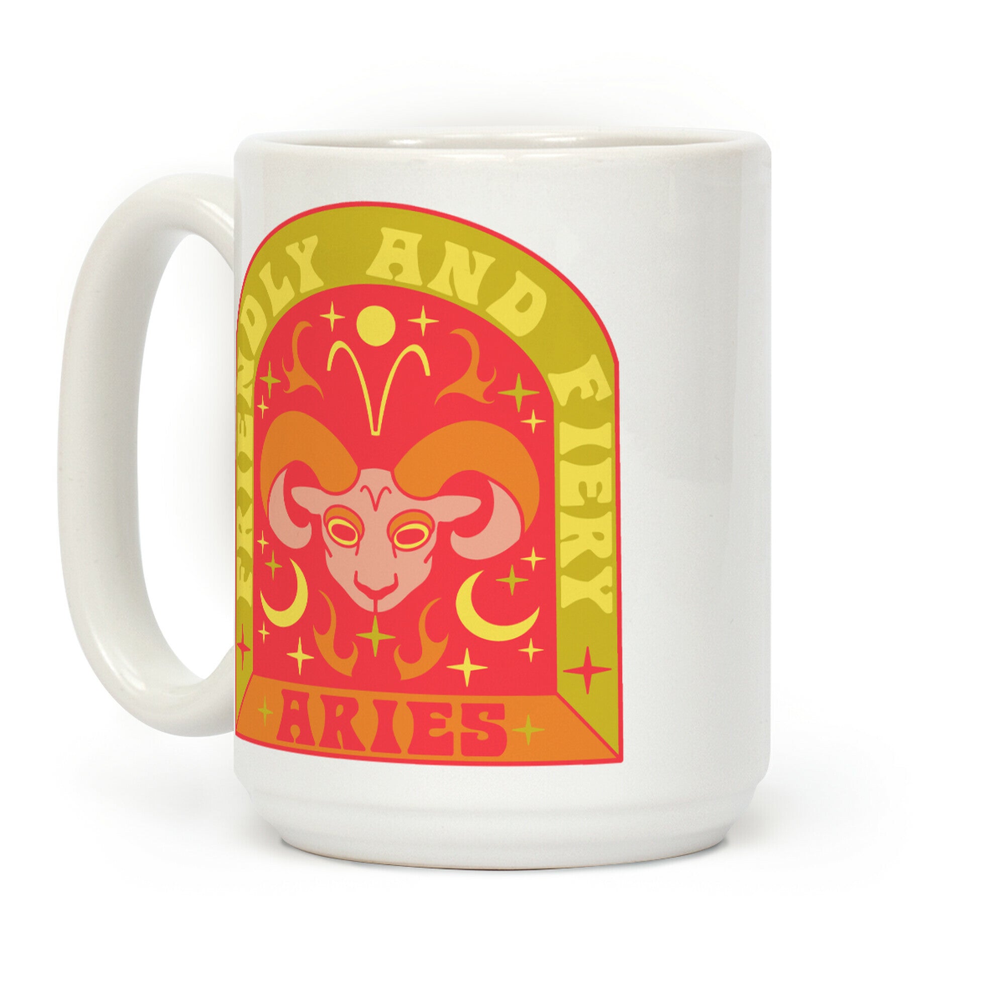 Friendly And Fiery Aries Coffee Mug