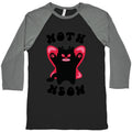 Moth Meow Baseball Tee