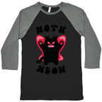Moth Meow Baseball Tee