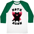 Moth Meow Baseball Tee