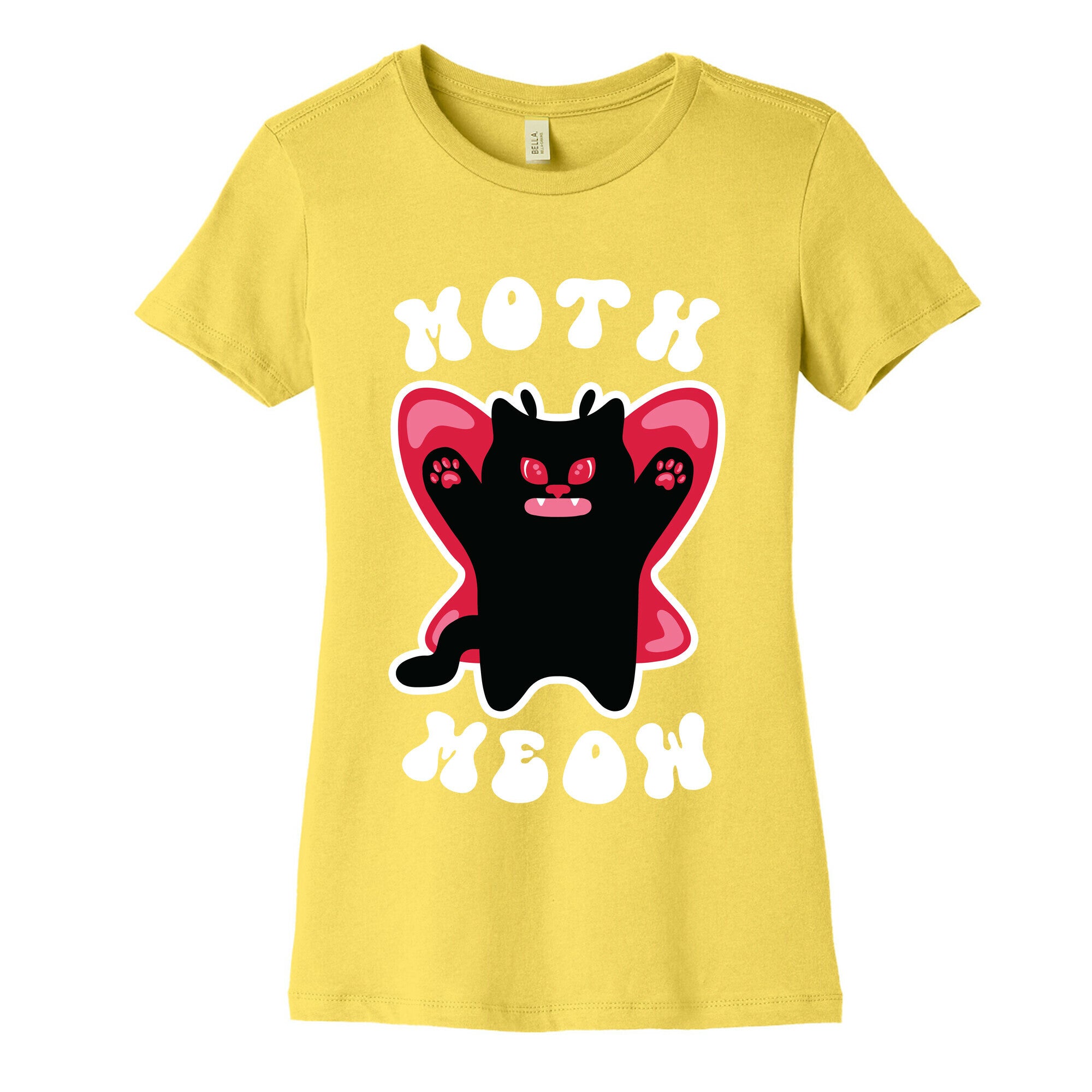 Moth Meow Women's Cotton Tee