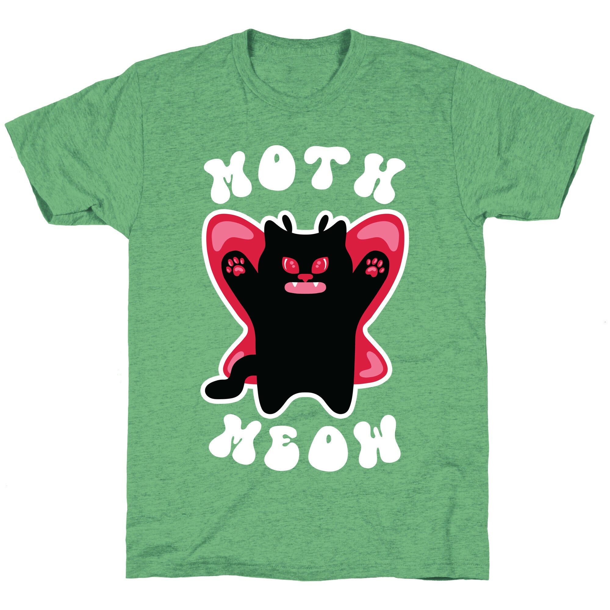 Moth Meow Unisex Triblend Tee