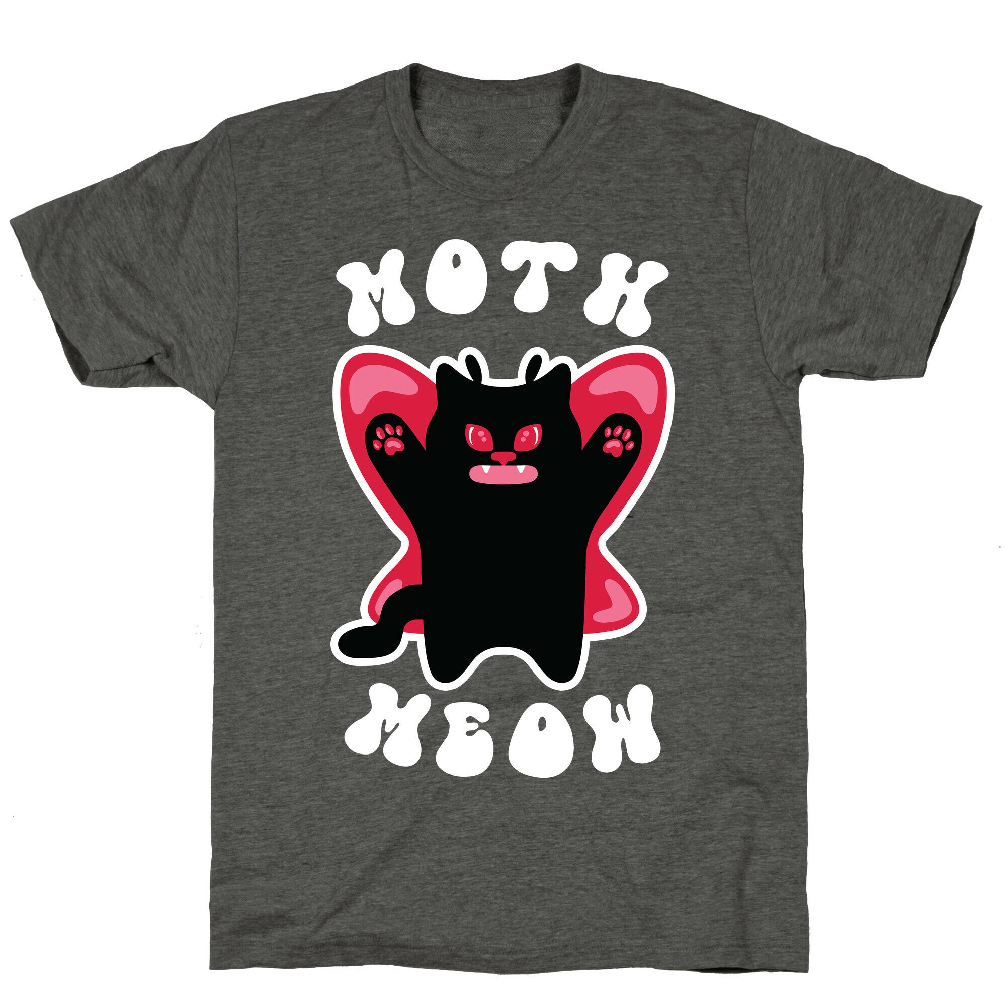 Moth Meow Unisex Triblend Tee