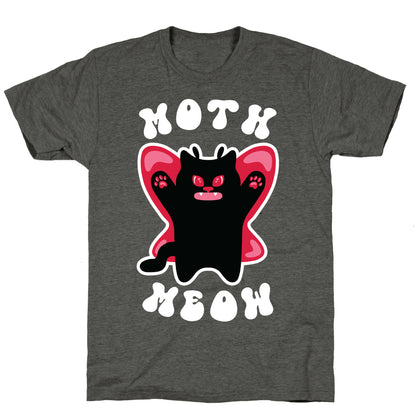 Moth Meow Unisex Triblend Tee