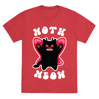 Moth Meow Unisex Triblend Tee