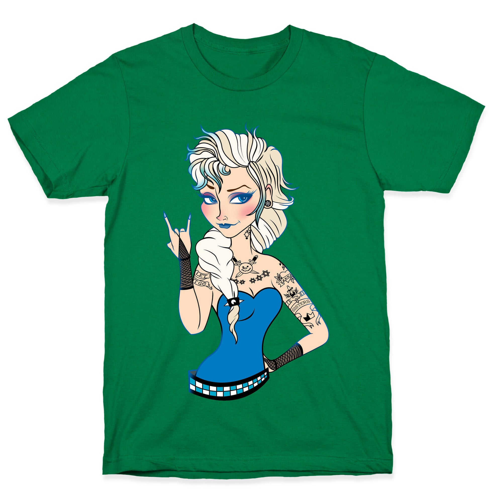 Punk Rock Ice Queen Parody T-Shirt