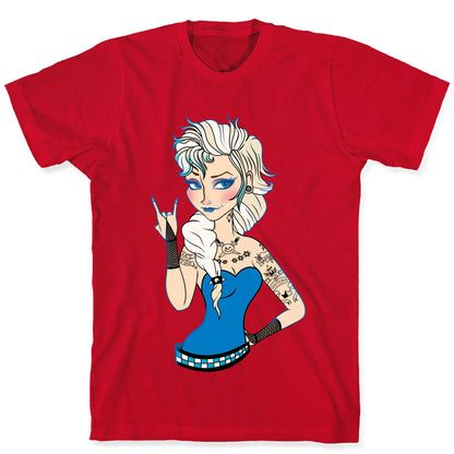 Punk Rock Ice Queen Parody T-Shirt