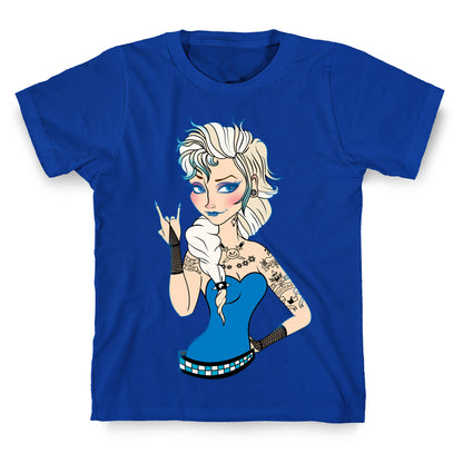 Punk Rock Ice Queen Parody T-Shirt