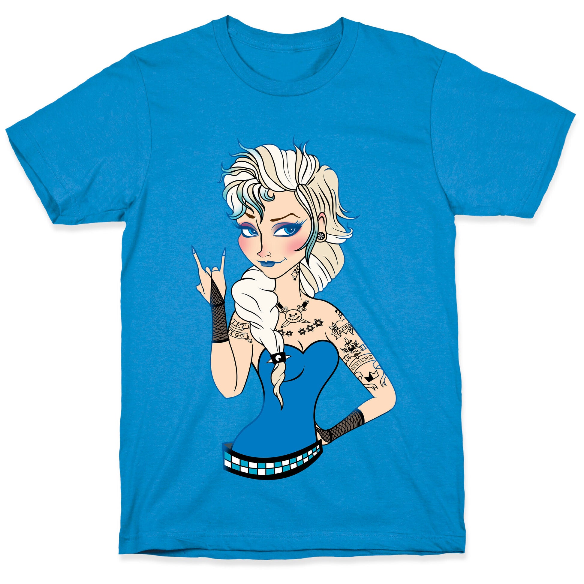 Punk Rock Ice Queen Parody T-Shirt