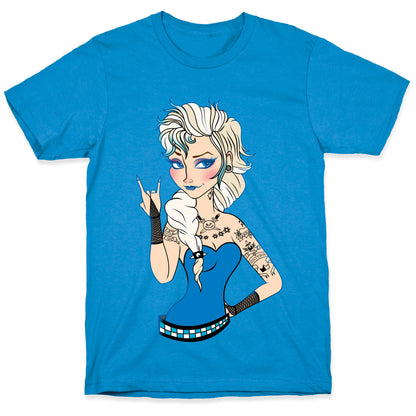 Punk Rock Ice Queen Parody T-Shirt