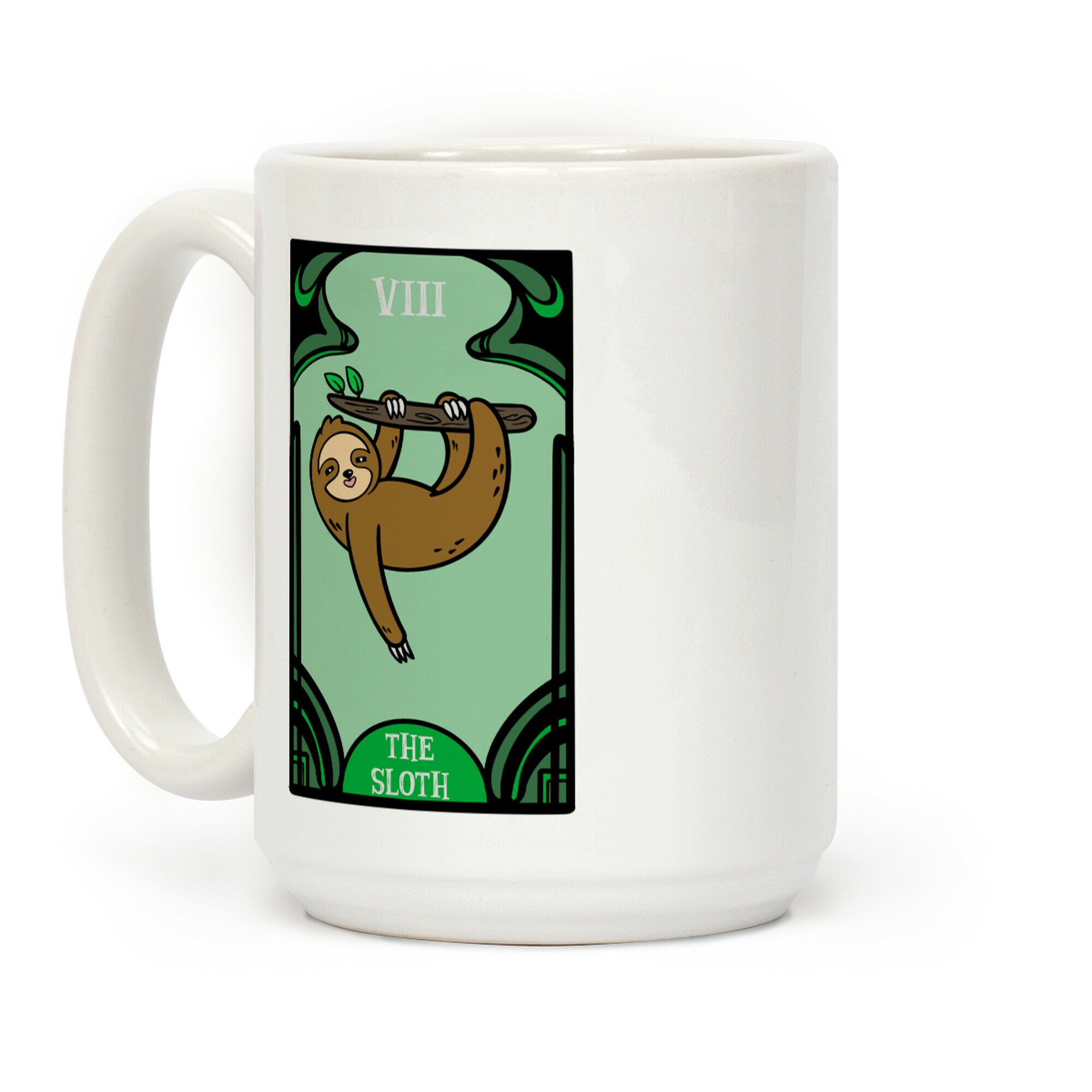 The Sloth Tarot Card Coffee Mug