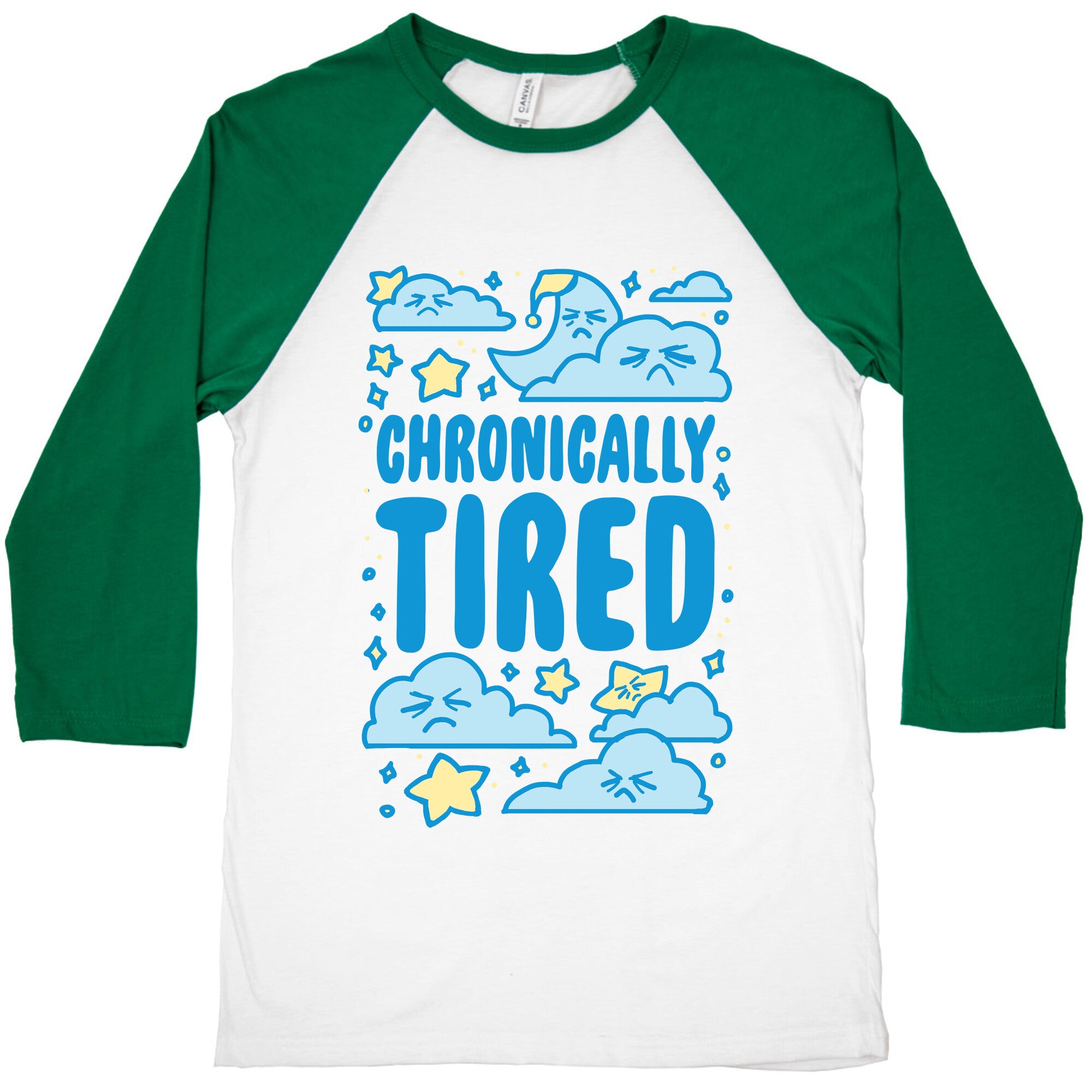 Chronically Tired Baseball Tee