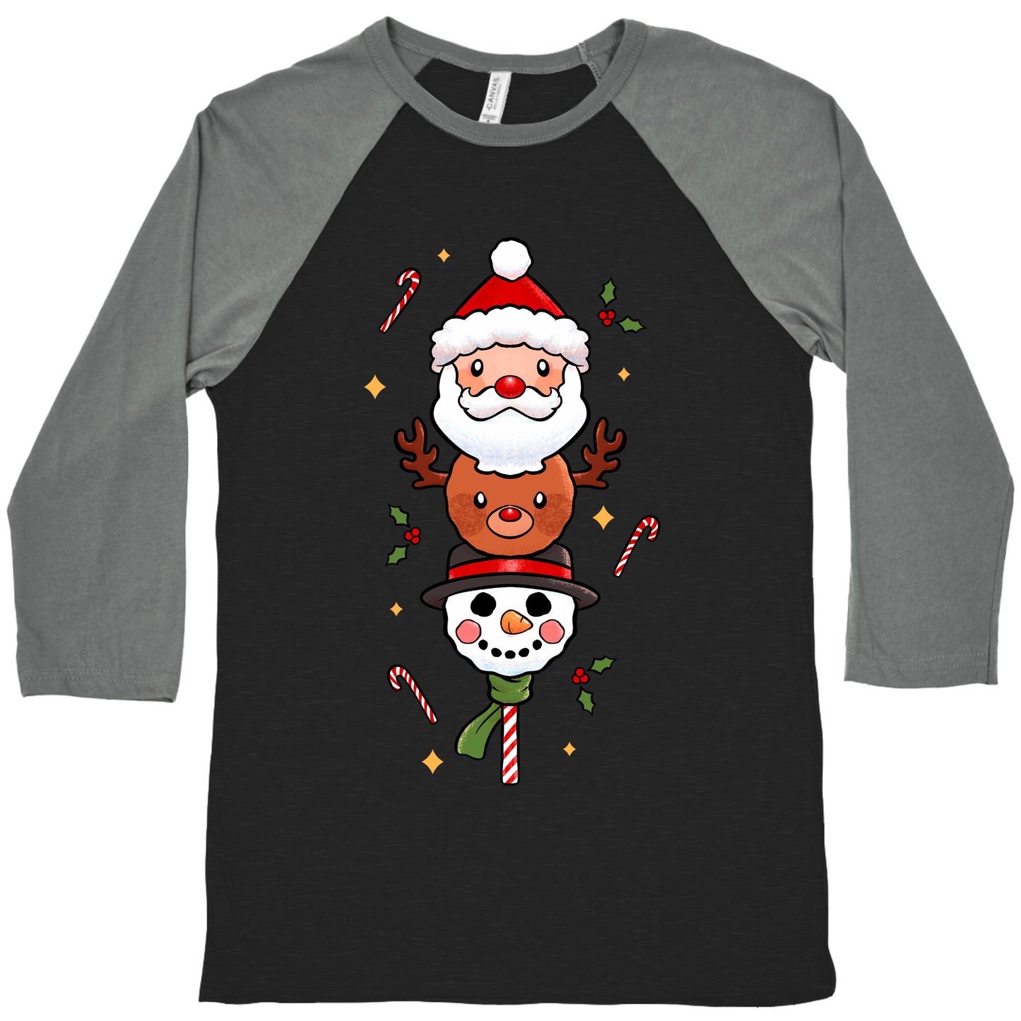 Christmas Dango Baseball Tee