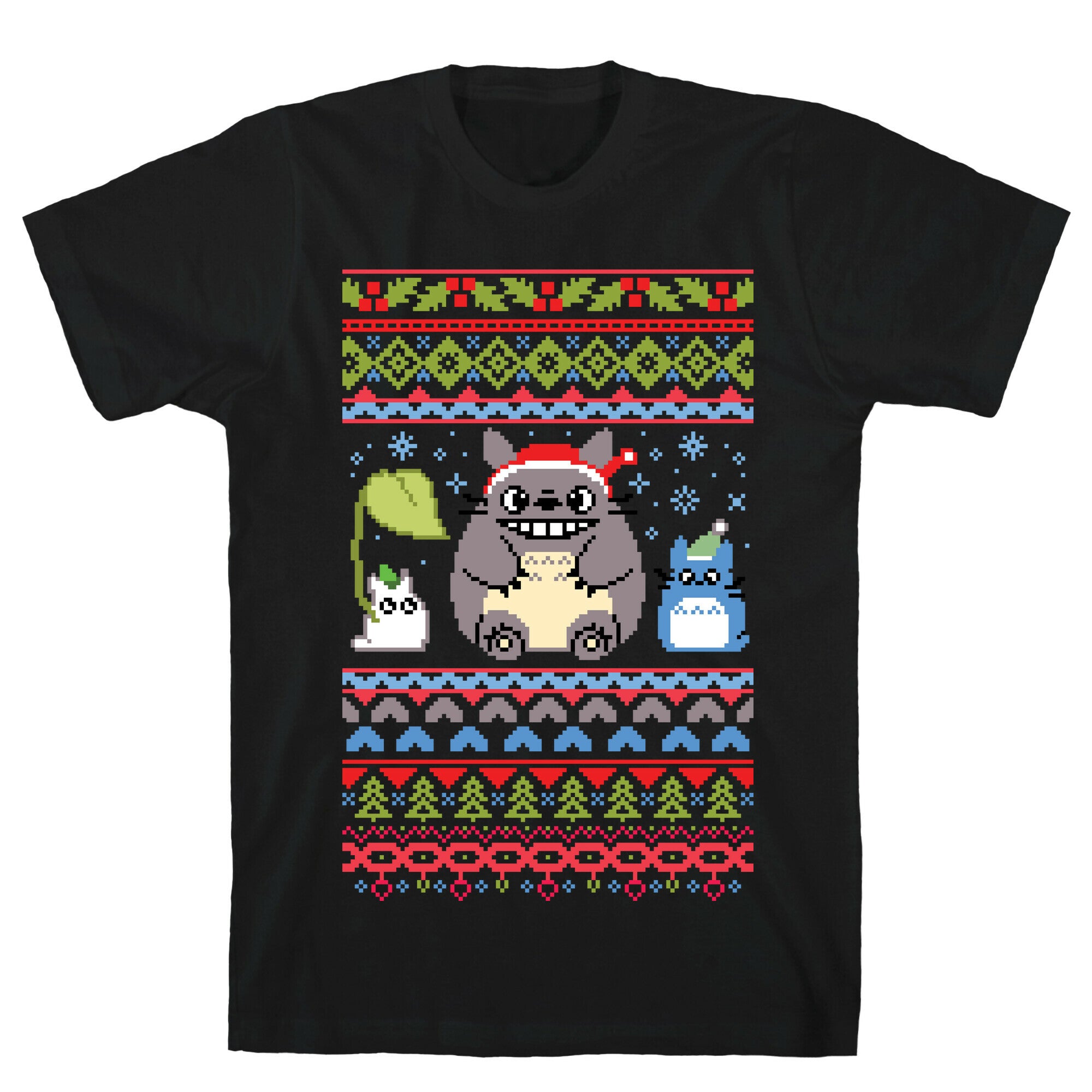 Totoro Ugly Christmas Sweater T-Shirt