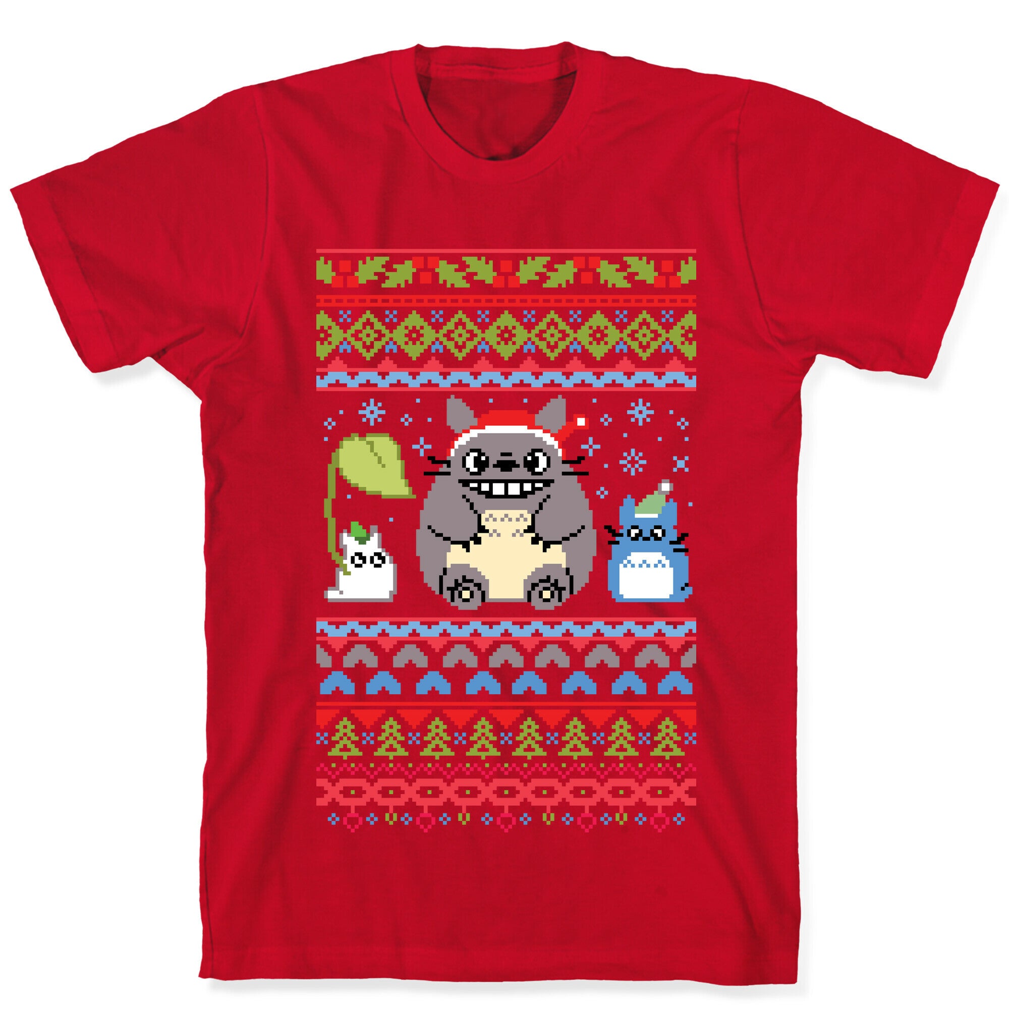 Totoro Ugly Christmas Sweater T-Shirt