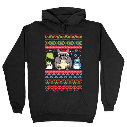 Totoro Ugly Christmas Sweater Hoodie