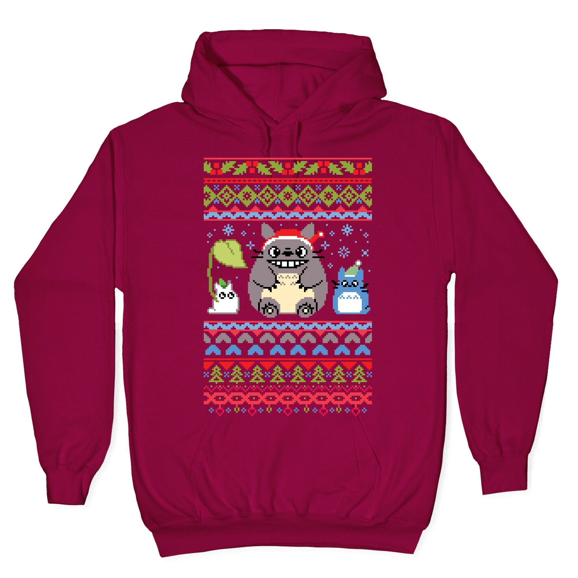 Totoro Ugly Christmas Sweater Hoodie