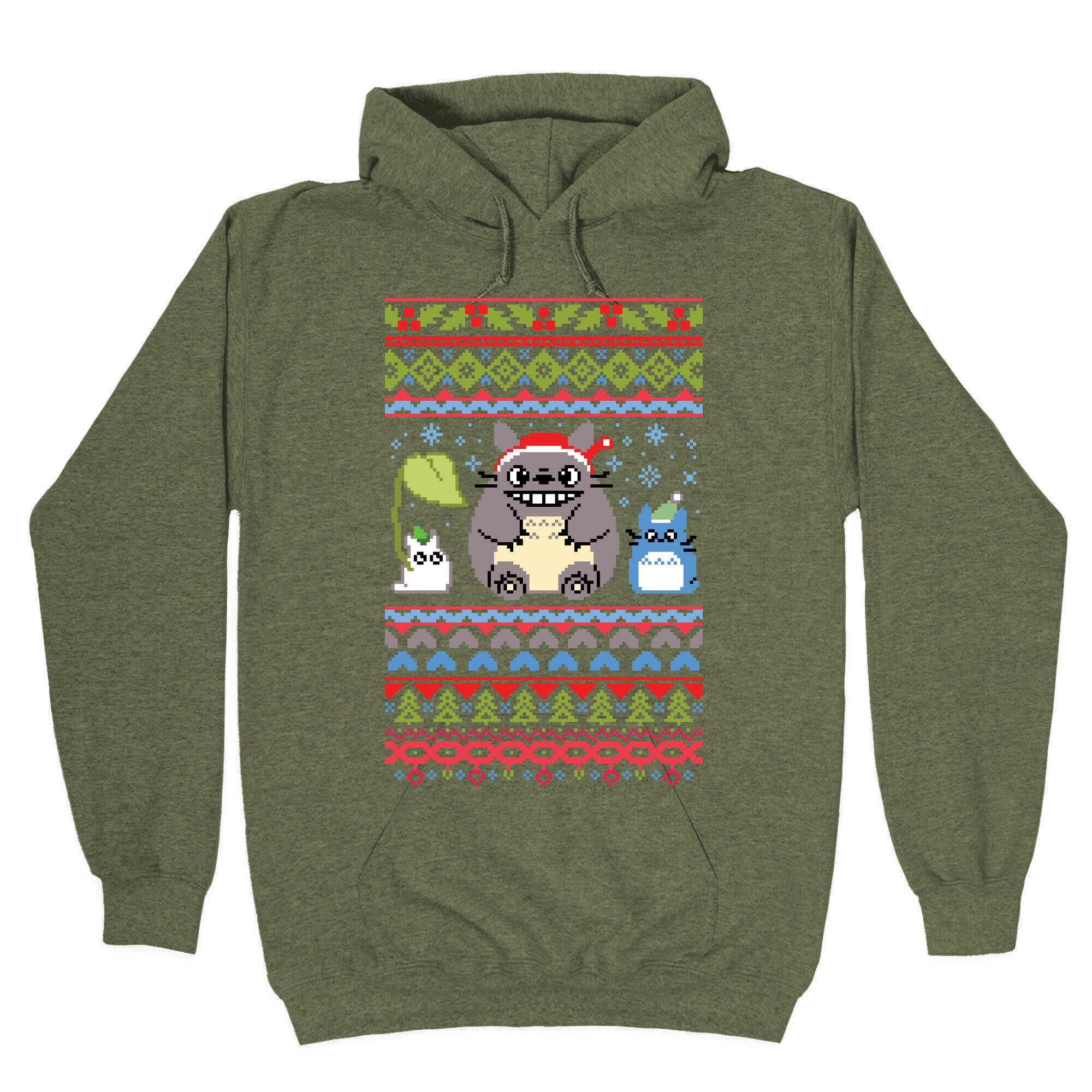 Totoro Ugly Christmas Sweater Hoodie