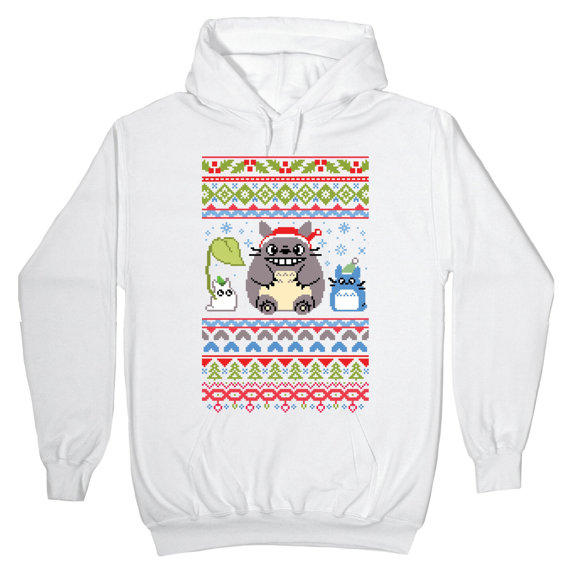 Totoro Ugly Christmas Sweater Hoodie