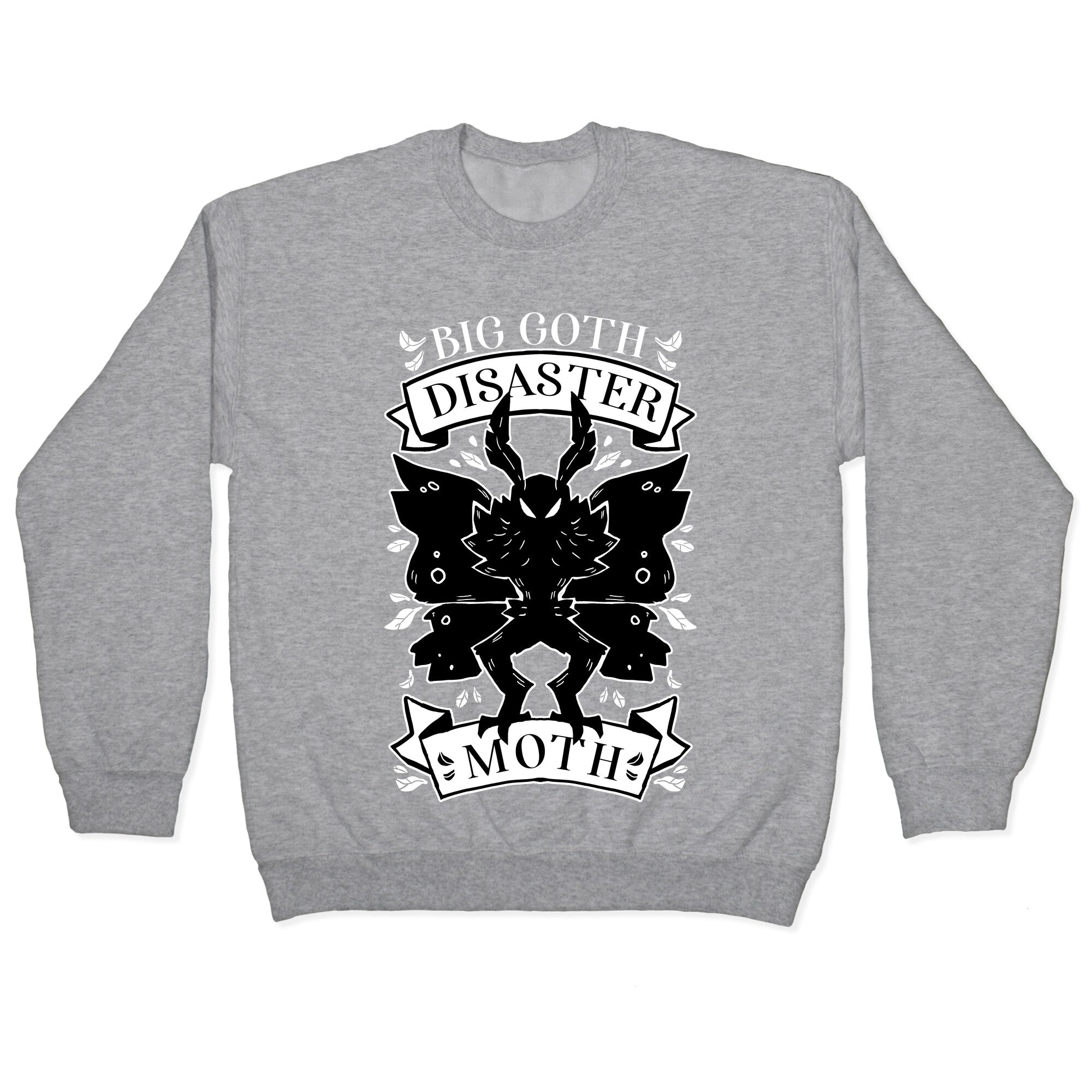 Big Goth Disaster Moth Crewneck Sweatshirt