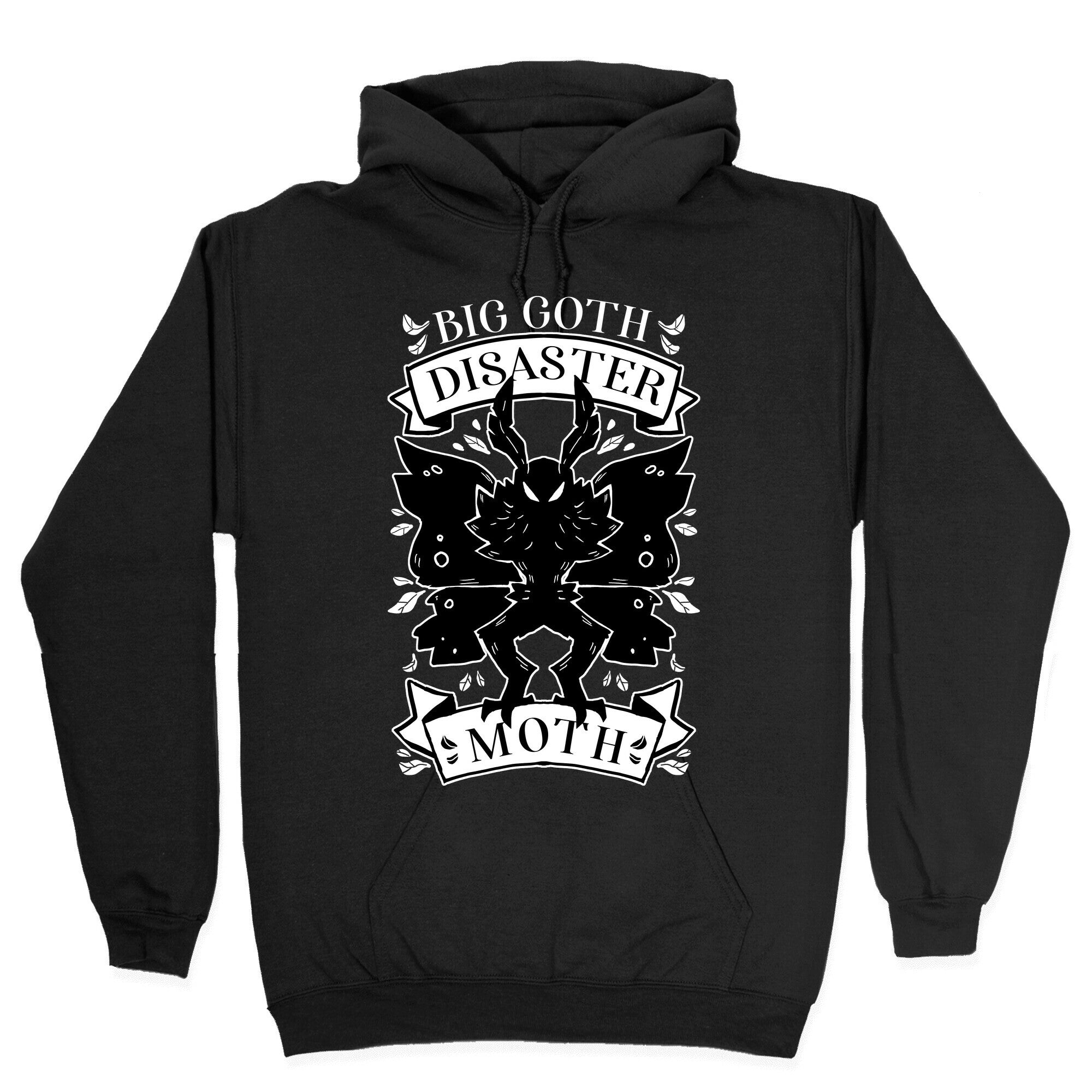 Big Goth Disaster Moth Hoodie