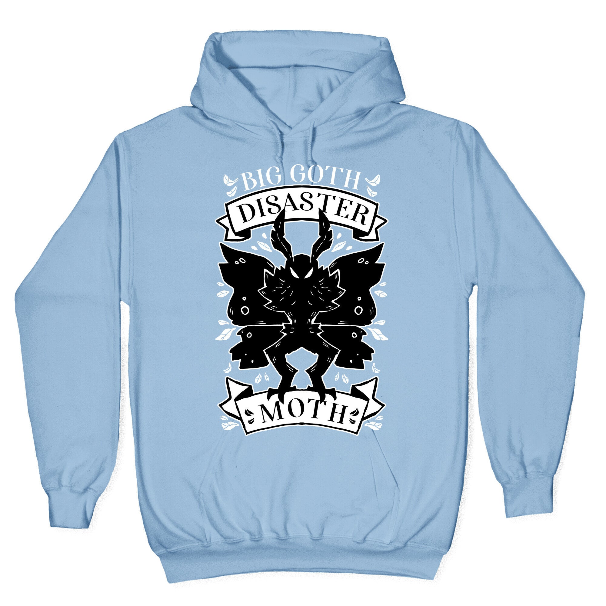 Big Goth Disaster Moth Hoodie