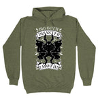 Big Goth Disaster Moth Hoodie