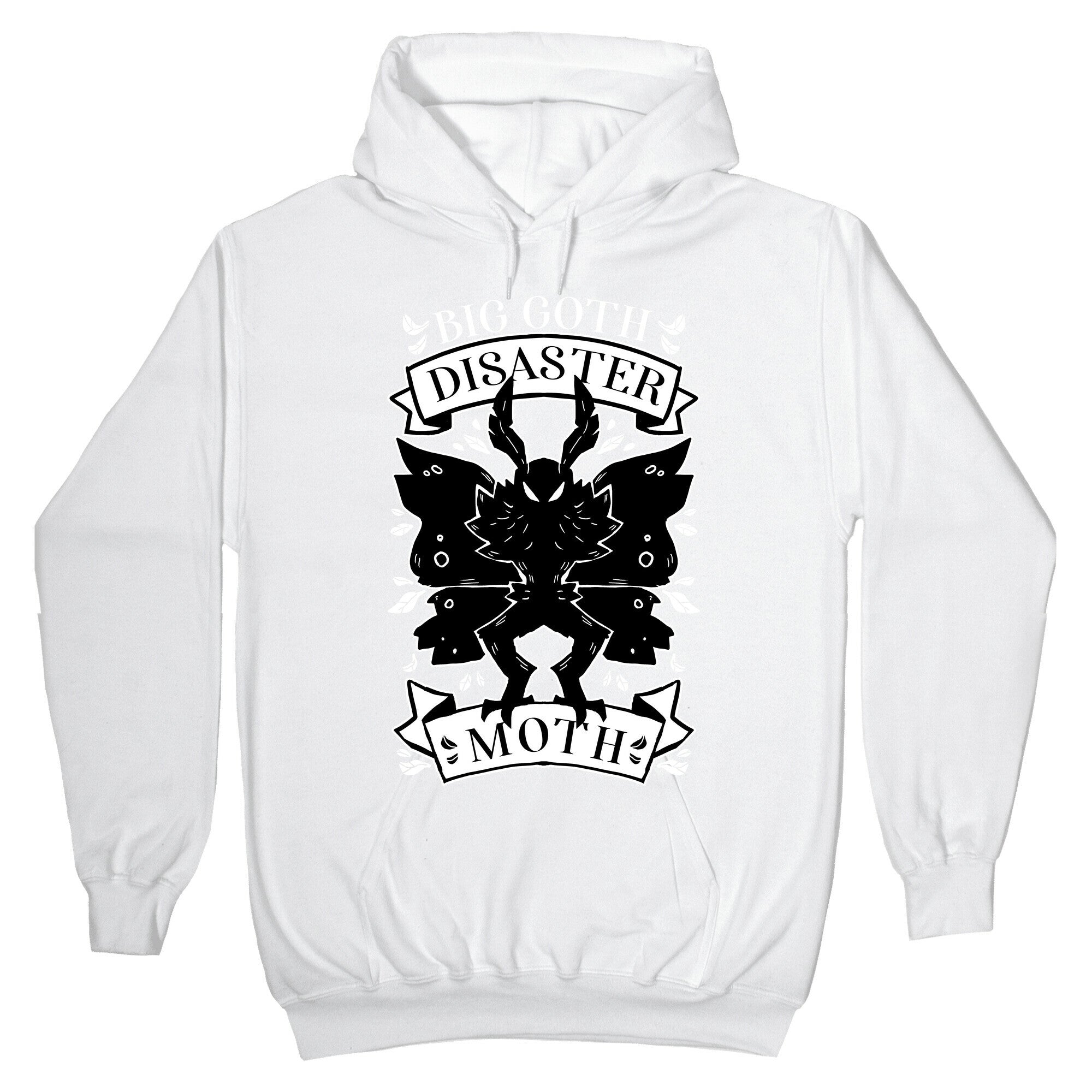 Big Goth Disaster Moth Hoodie