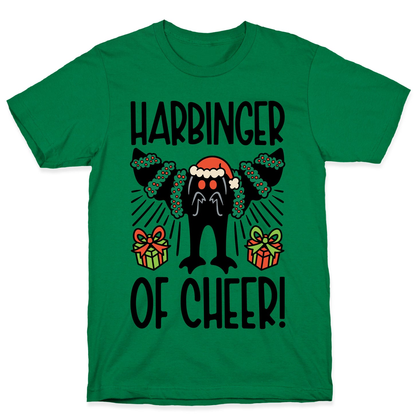 Harbinger of Cheer Mothman Parody T-Shirt