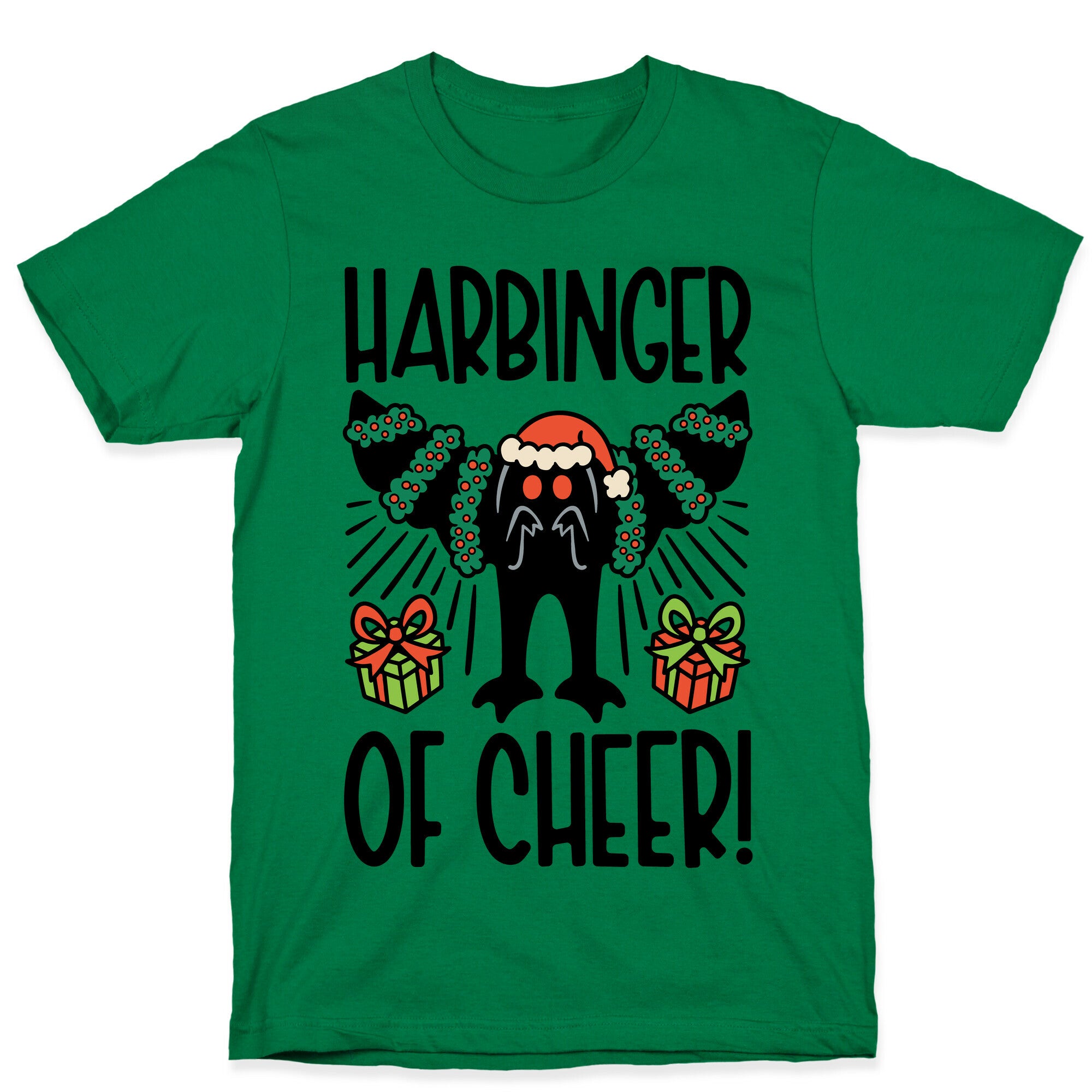 Harbinger of Cheer Mothman Parody T-Shirt