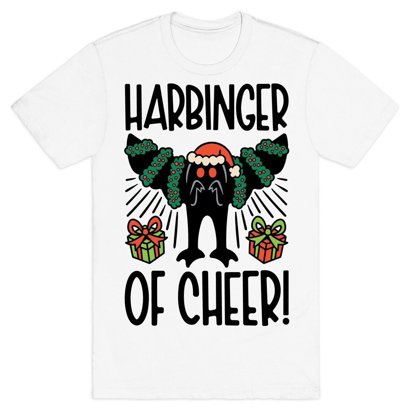 Harbinger of Cheer Mothman Parody T-Shirt