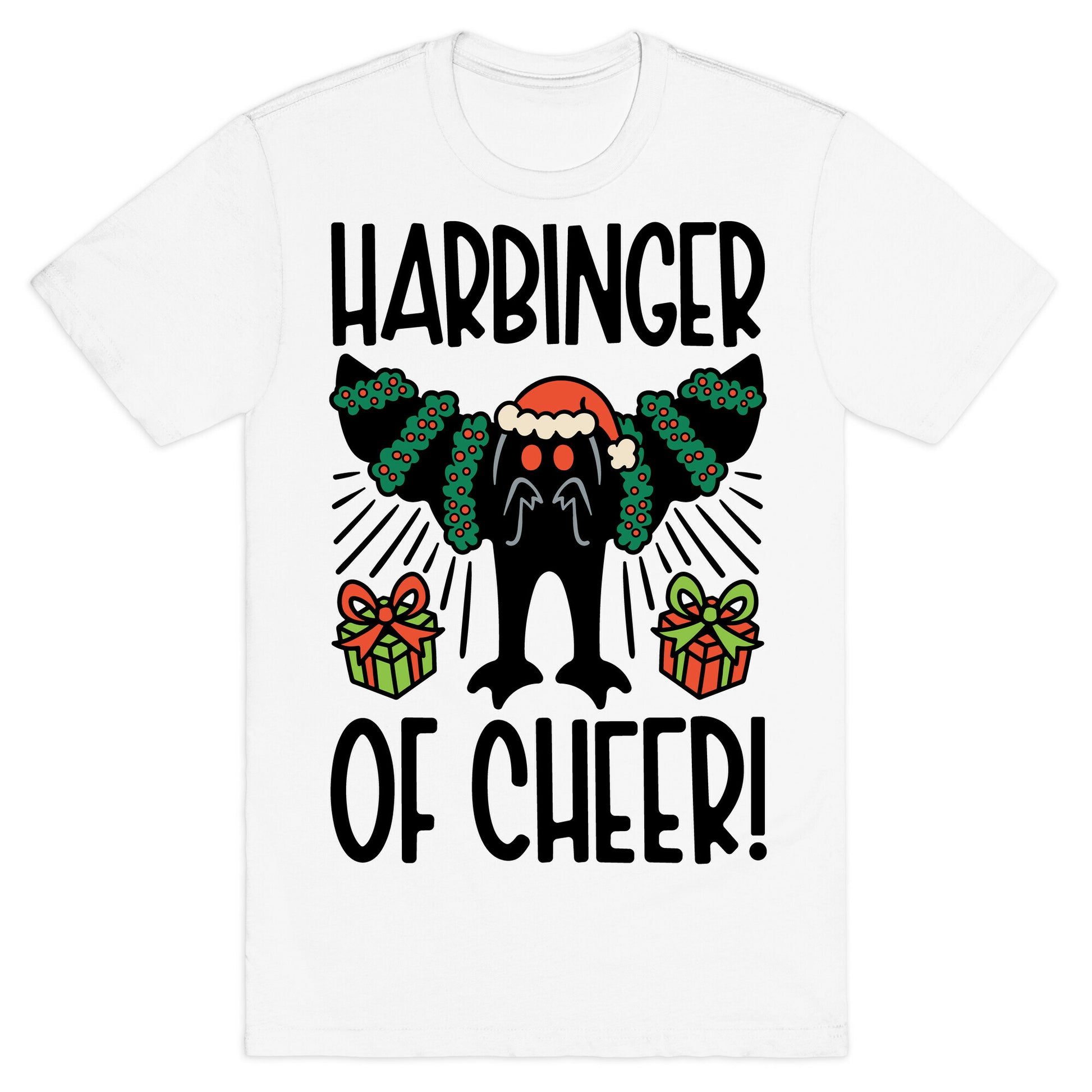 Harbinger of Cheer Mothman Parody T-Shirt